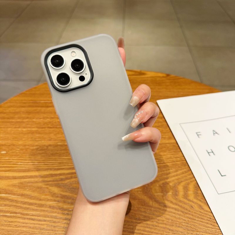 适用苹果17新款果冻手机壳简约糖果色tpu可彩绘iPhone16pro手机套|undefined