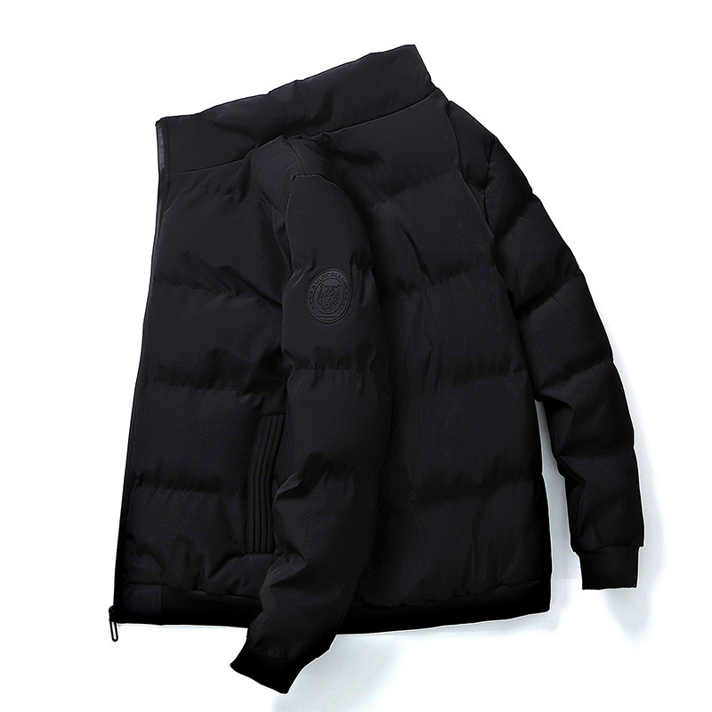 n S Cotton Coat Large Size Fashion Thick Warm Men Stand Collar Cold Proof Casual Handsome_voghion.com