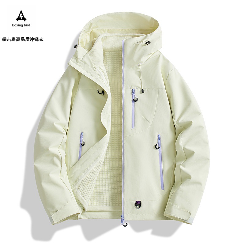 Boxing Bird Three-In-One Couple's Outdoor Jacket, Windproof, Warm, Waterproof Jacket, Travel Jacket for Xizang, Workwear