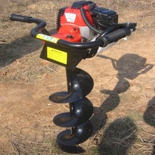 泰丰新型大功率手提式钻坑机汽油植树打坑机 种树打孔挖坑机