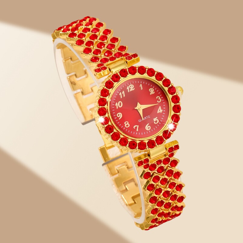 New ladies digital color diamond quartz watch women cross-border explosions 5PCS jewelry suit fashion watch women wholesale New ladies digital color diamond quartz watch women cross-border explosions 5PCS jewelry suit fashion watch women wholesale