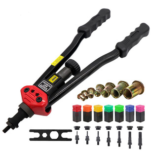 Fast Leopard BT607 Manual Riveter Nut Gun Cap Ram Gun Color Zinc Plated Nut M3M12 Combination suit