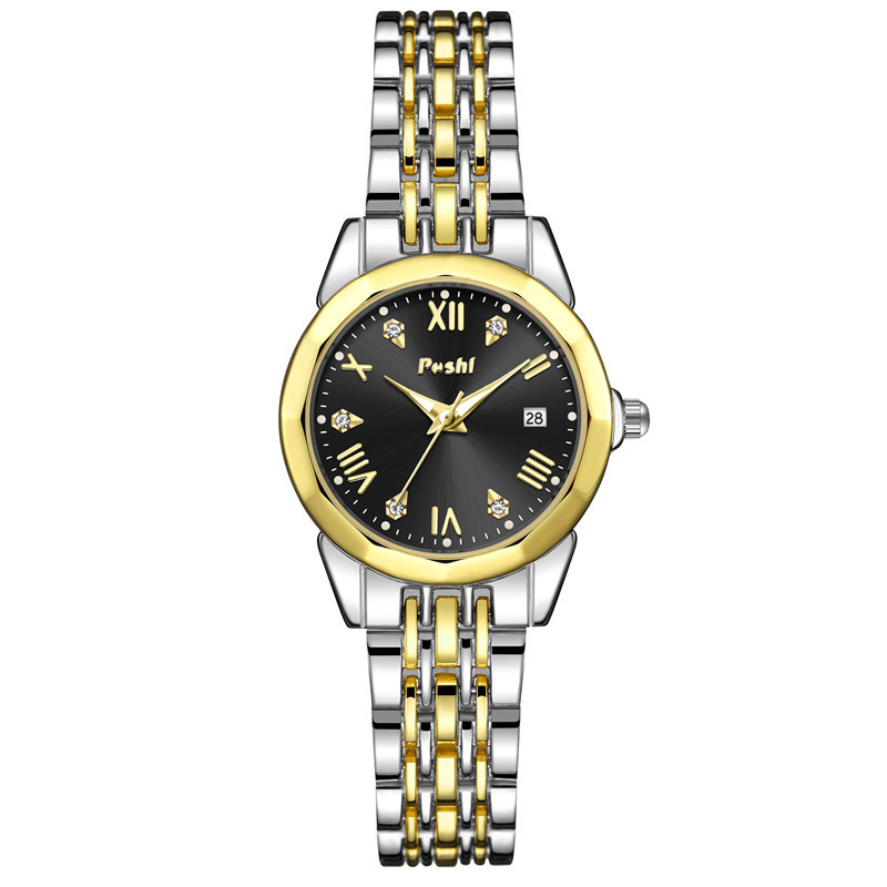 Venta caliente calendario único impermeable reloj de mujer POSHI marca reloj de cuarzo reloj de moda mujer TikTok live