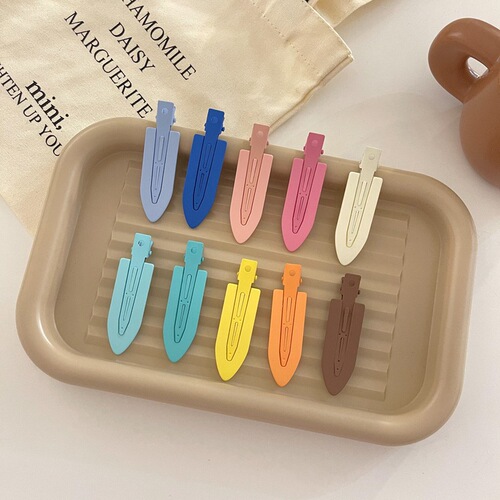 Seamless hair clip duckbill clip bangs clip forehead new side clip broken hair one-word clip back of the head women's summer hair accessories