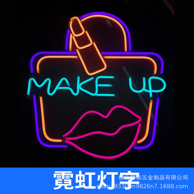 Letrero Luminoso LED para Negocios, Letrero Publicitario con Logotipo de Letras, Letrero de Neón, Letra de Cristal Acrílico