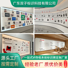定制高级感导视广告牌发光标识橱窗宣传栏企业LOGO文化展示宣传栏