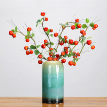 仿真果蔬西红柿番茄假果实摆件橱窗店面装饰缠绕垂吊造景花艺设计