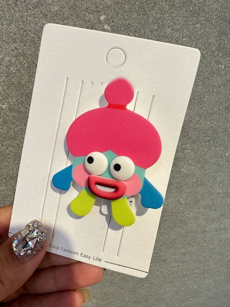 Cartoon Style Doll Plastic Hair Clip display picture 3