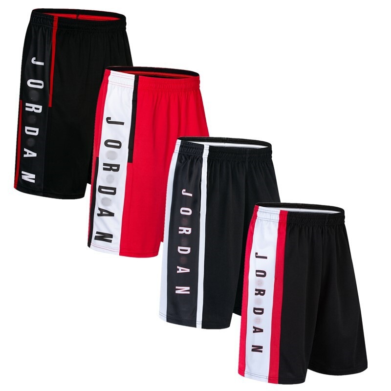 Basketball Shorts for Men Aj23, Loose-Fitting, Knee-Length, Quick-Dry, Large Size, Suitable for Beach, Summer, Running, and Fitness