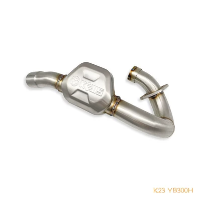 Kews K16/K18/K23 Exhaust Motorcycle exhaust pipe - k23-yb300h-front-section