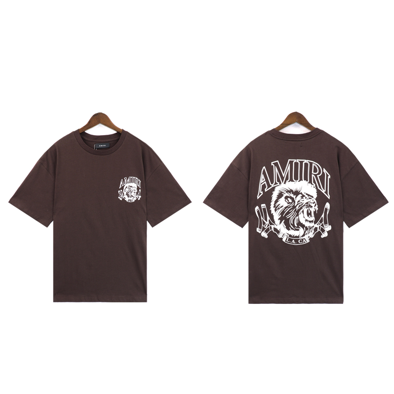 Am24 nuevo logo camiseta de manga corta número 22 lavado retro pareja tendencia deportes 5 puntos pantalones cortos traje 1ri