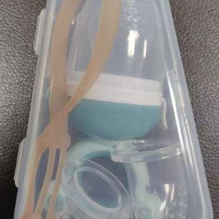 Nueva bolsa de mordida de frutas y verduras de empuje de silicona molar, mordida, mordida, mordida, mordedor para bebé, bolsa de malla de silicona, chupete