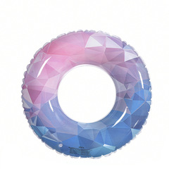 Creative Diamond Starry Sky Swim Ring Water Park Thick Inflatable Life Ring New Floating Ring Underarm Ring Wholesale
