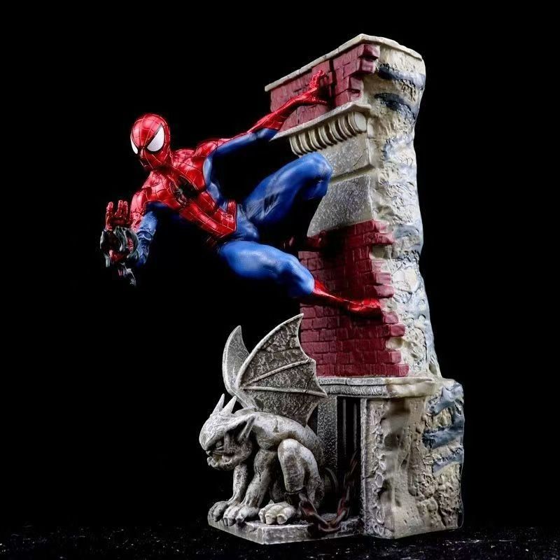 マーベル ヒーローズ エクスプレス フィギュア DXG スパイダーマン モデル GK スパイダーマン像アベンジャーズ装飾品ギフト|undefined