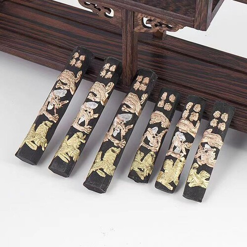 Hui ink dragon flying phoenix dance ink stick 1 liang 2 liang 4 liang 8 liang boxed ink stick ink block ink ingot grinding ink four treasures ink ink ingot in the study room
