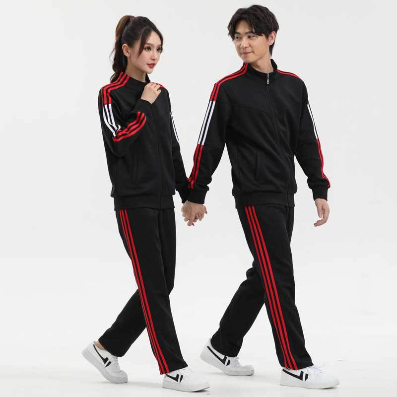 Couple's Sports Casual Suit, Men's Running Jacket, Student Competition Training Uniform, Class Uniform, School Uniform, Women's Quick-Dry