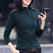 L 71343 Semi High Neck Fishbone Line Fleece Top ƴ����Ǵ��