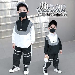 Boys Suit 2025 Spring New Small and Medium-Sized Kidsren's Jacket Sports Casual Boy Clothes Handsome