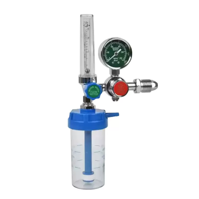 外贸出口外丝浮标式氧气吸入器医用家用氧气瓶流量表计 潮化瓶QF-