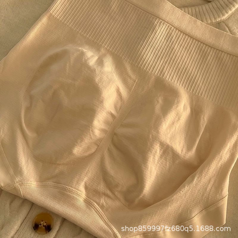Cotton trousers, antibacterial waist belt, underwear for hips shape correction, brace, pants, high waist, plus size
