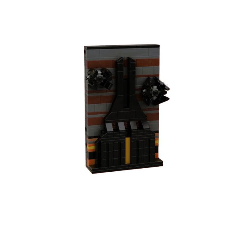 Creative Postcard Building Block Set Small Particle Model Toy_voghion.com