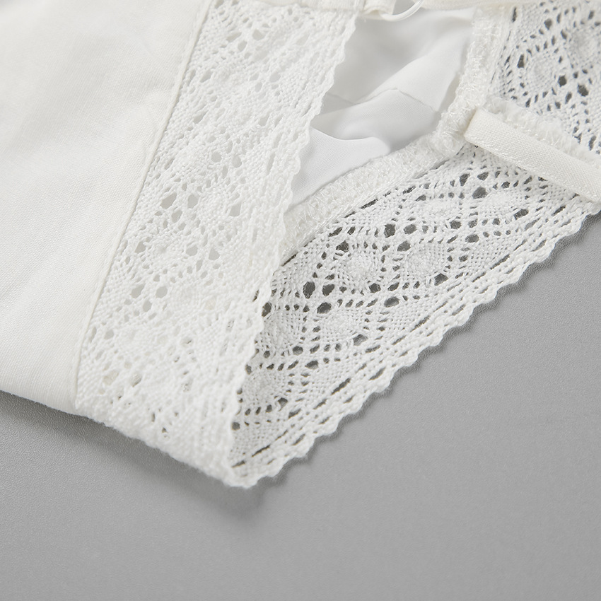 Spring Summer Sexy Design White Cotton Linen Sleeveless Square Collar Short Top Mid Waist Split Skirt Two Piece Sets