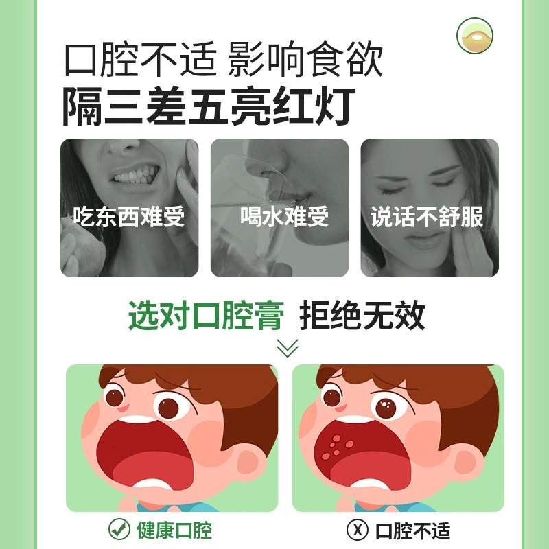 口腔内溃清洁去口疡成人儿童上火长泡口腔护理抑菌膏GDIANTOGTANG|undefined
