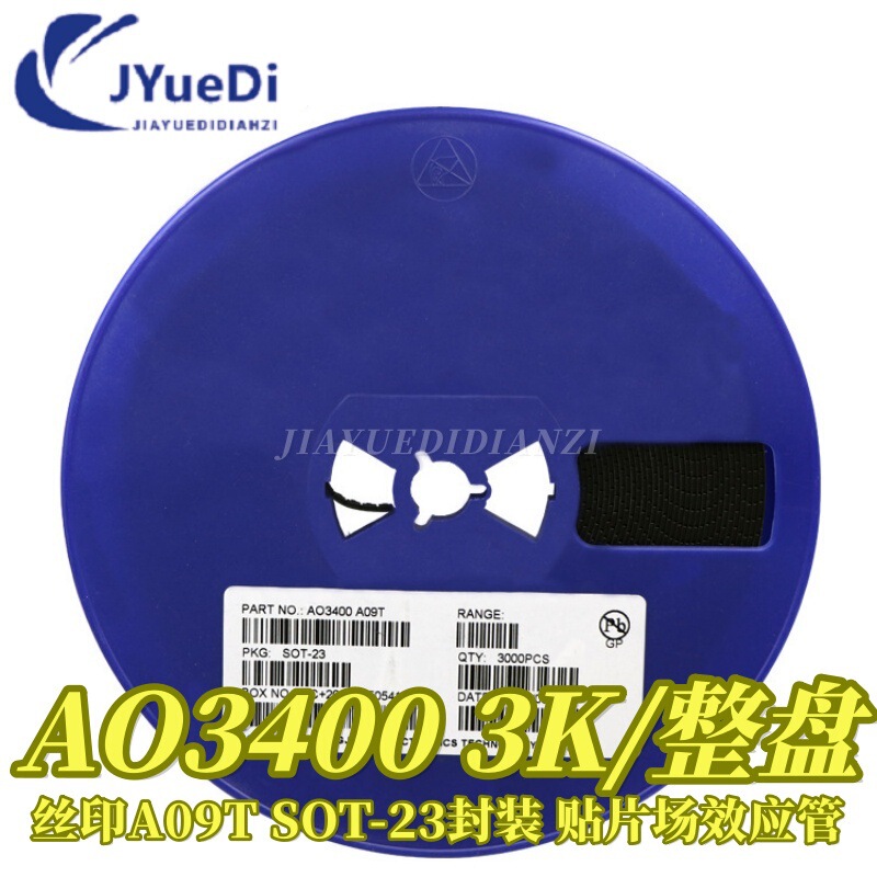 Smd Field-Effect Transistor Ao3400 A09T 2.8A/5.8A Xorb Large Volume Sot23 N-Channel Mos Transistor