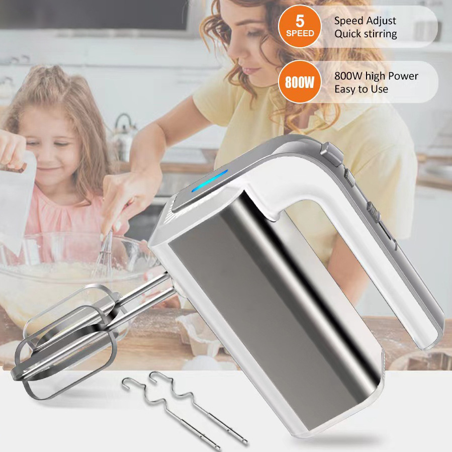 Batidor de huevos eléctrico de mano transfronterizo, batidor de huevos multifuncional de escritorio, batidor de pastel horneado y mezclador de crema de harina