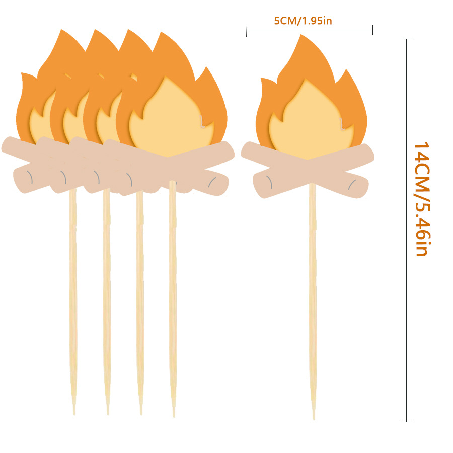 Transfronterizo nuevo pan red horneado pastel inserto de decoración llama llama insertar sello de llama en stock al por mayor