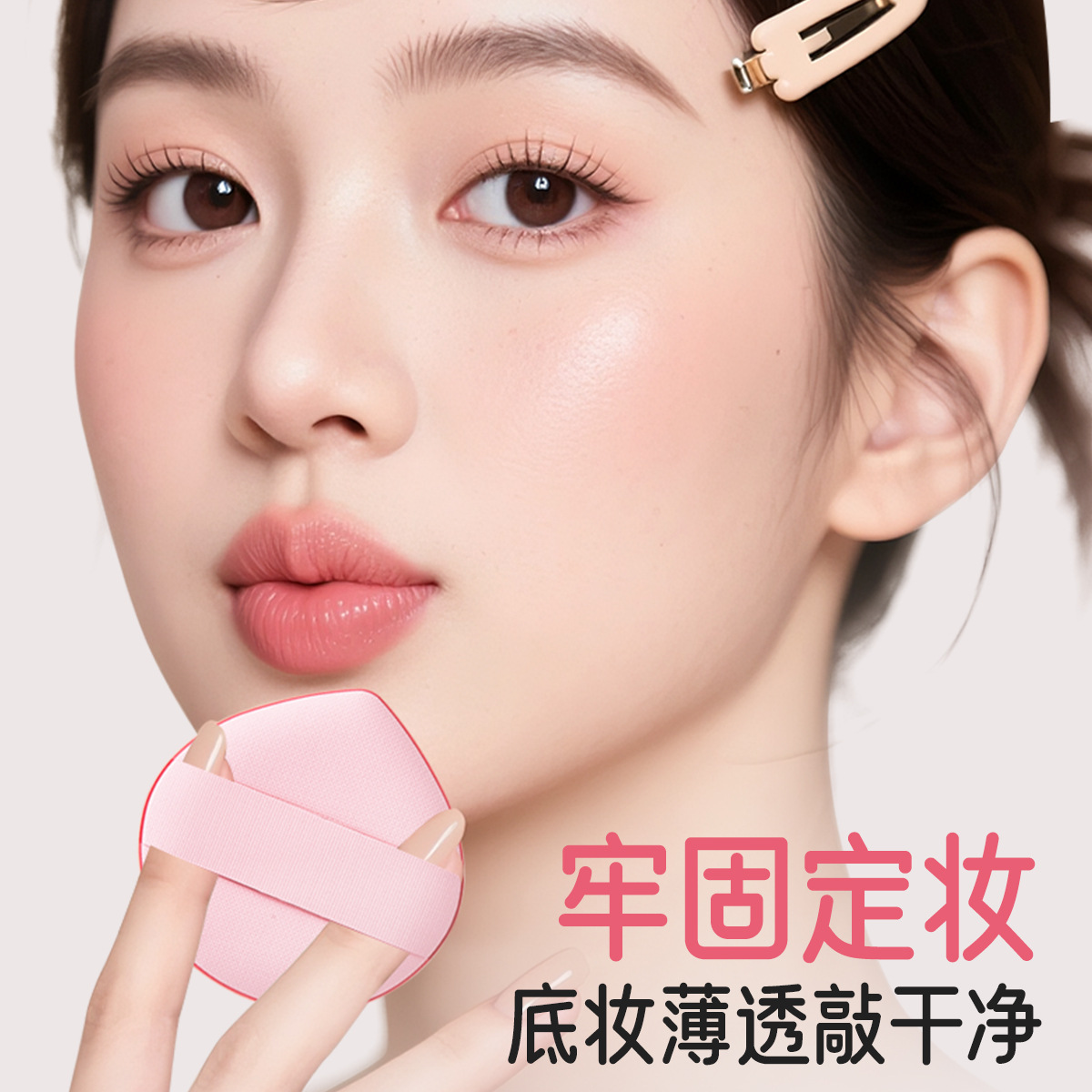 Life Girls gotas de agua cojín de aire polvo no comer polvo seco y húmedo de doble propósito polvo de maquillaje cepillo de maquillaje herramienta especial de maquillaje