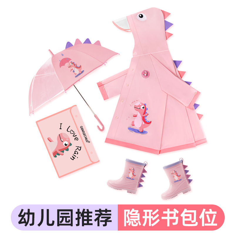 Children's Raincoat School Bag for Girls 2-8 Years Old 3 Kindergarten Primary School Boys Full Body Rainproof Lightweight Baby Poncho Children's Raincoat School Bag for Girls 2-8 Years Old 3 Kindergarten Primary School Boys Full Body Rainproof Lightweight Baby Poncho