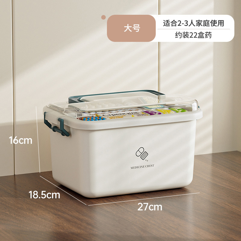 대형 사이즈 - 더블 레이어 블루 패키지 [2~3인에게 적합/약 22박스 정도]