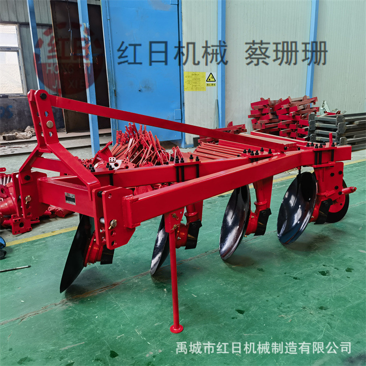 红日圆盘犁 耕地圆盘犁 拖拉机后置三点悬挂用农用425圆盘犁