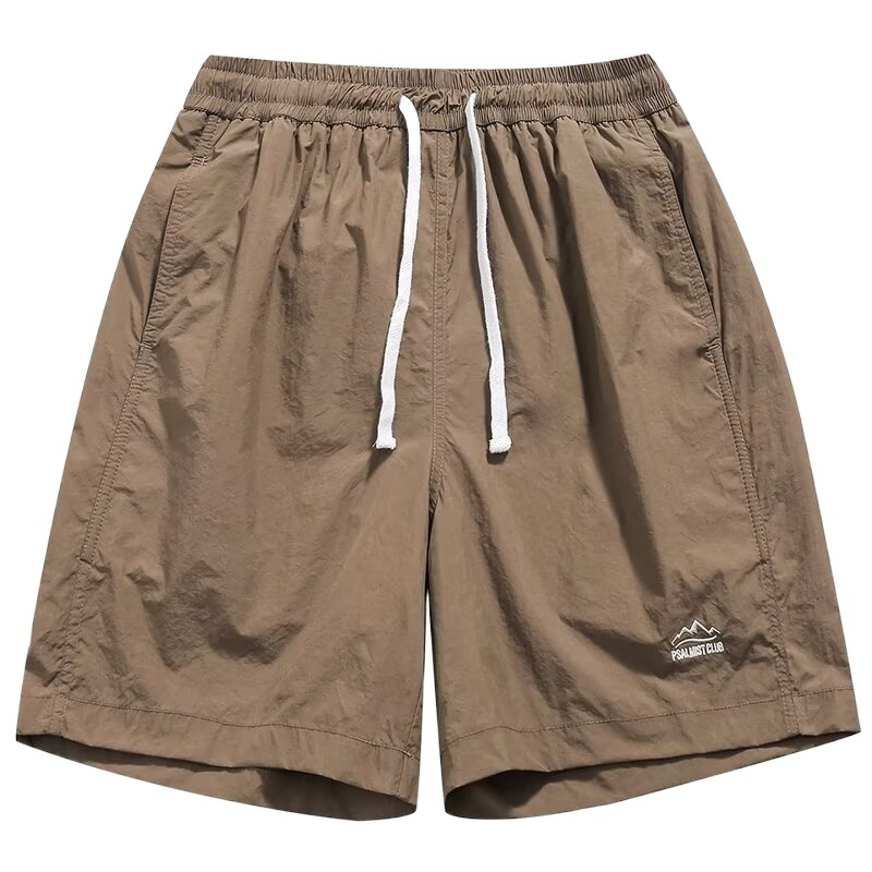 Summer Japanese travel solid color quick dry sports trend beach…