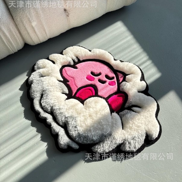 Cross-Border Cartoon Special-Shaped Imitation Cashmere Carpet Living Room Sofa Blanket Temu Amazon Xiyin Dropshipping Rocking Chair Blanket Floor Mat