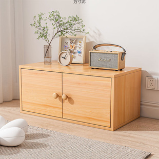 Grid Cabinet Free Combination Bookcase with Door Partition Storage Cabinet Household Simple Toy Storage Cabinet Student Bookcase Factory