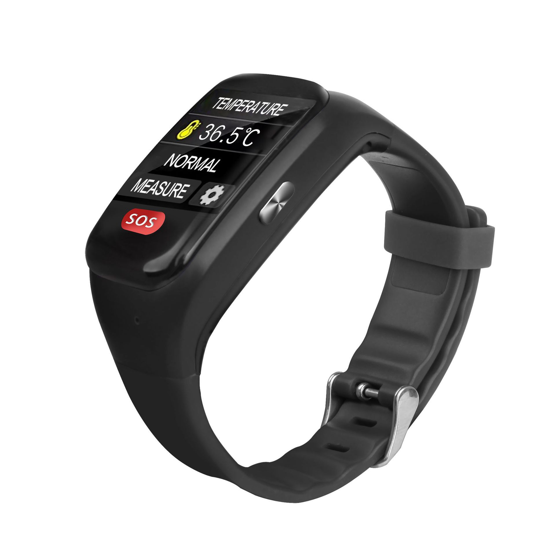 wristband Watch云测温智能手环手表GPS定位SOS防疫外贸热销