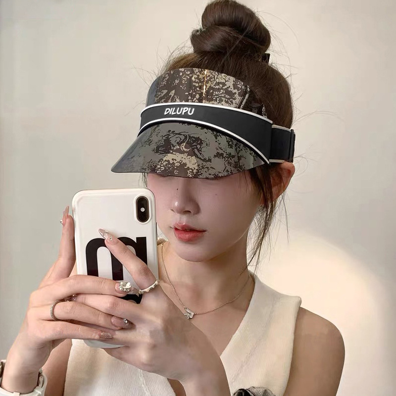 Women’s Uv Protection Sun Hat With Wide Visor For Face Shielding_voghion.com