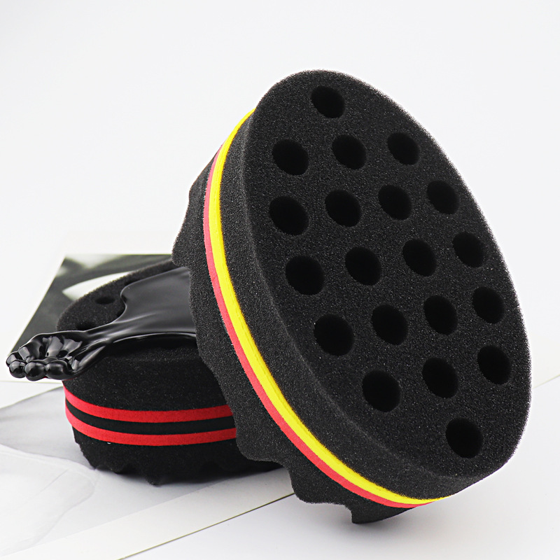 Comercio exterior AliExpress negro perm peine traje africano sucio trenza cuidado herramienta esponja forma peine aguja de acero insertar peine