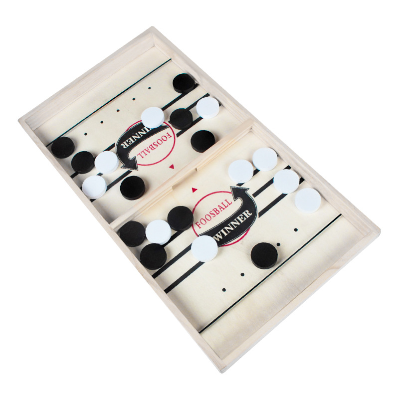 Juego de Ajedrez de madera interacción padre-niño ajedrez juguete de los niños jugando ajedrez toque ajedrez hockey hielo juego de escritorio Batalla Colección