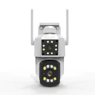 Factory Direct sales dual-mode monitoring 3 million pixels with network port dual-screen switching outdoor camera monitoring machine