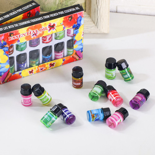 New product wholesale 12 pieces 3ML upgraded aromatic essential oil, concentrated indoor aromatherapy essential oil, aromatic supplies