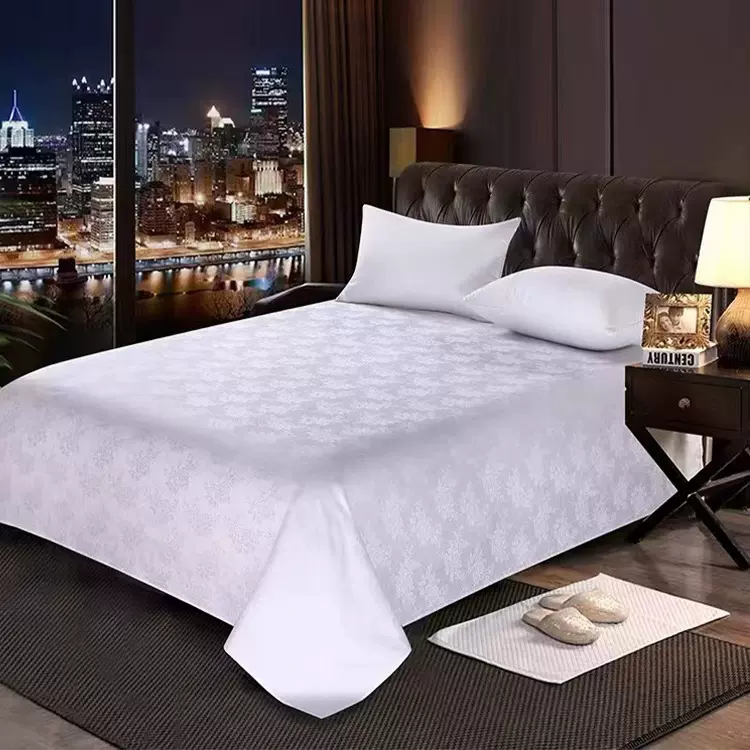 现货销售纯棉贡缎 双喷贡缎宽幅 酒店宾馆布草 高支高密 厚实耐用