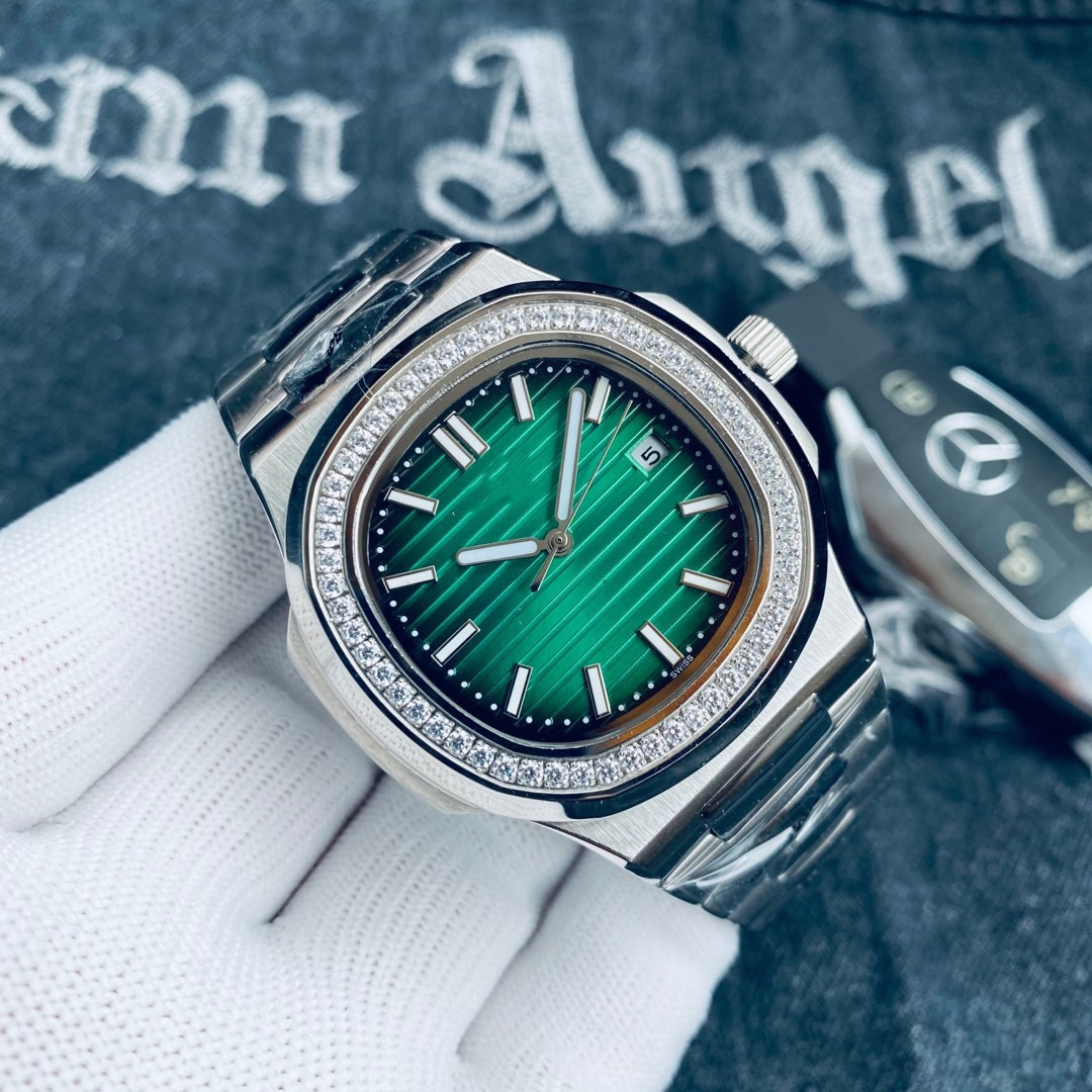 Watch Men's Mechanical Watch Baida Waterproof Stainless Steel Technology Fully Automatic Mechanical Steel Belt Nautilus Watch Manufacturer Direct Sales