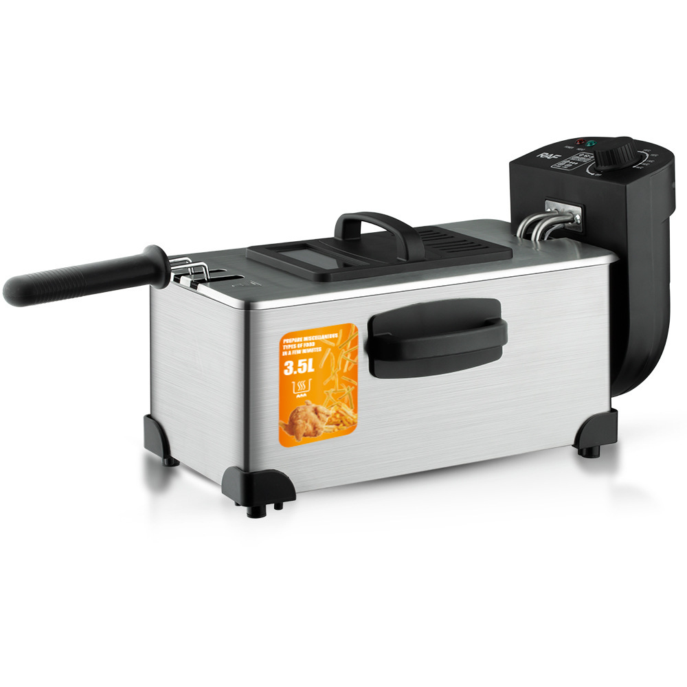 Freidora transfronteriza, freidora eléctrica doméstica pequeña, freidora eléctrica comercial, freidora de patatas fritas, freidora de barraca