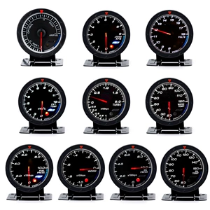 60mm Gauge Pointer for Boost Pressure, Water Temperature, Oil Temperature, Oil Pressure, Voltage, and Air-Fuel Ratio