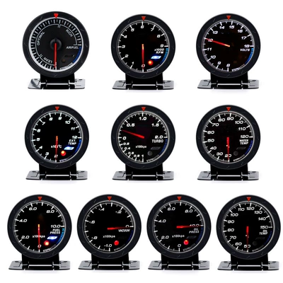 60mm göstərici: turbo təzyiqi, su temperaturu, yağ temperaturu, yağ təzyiqi, gərginlik, hava-yanacaq nisbəti