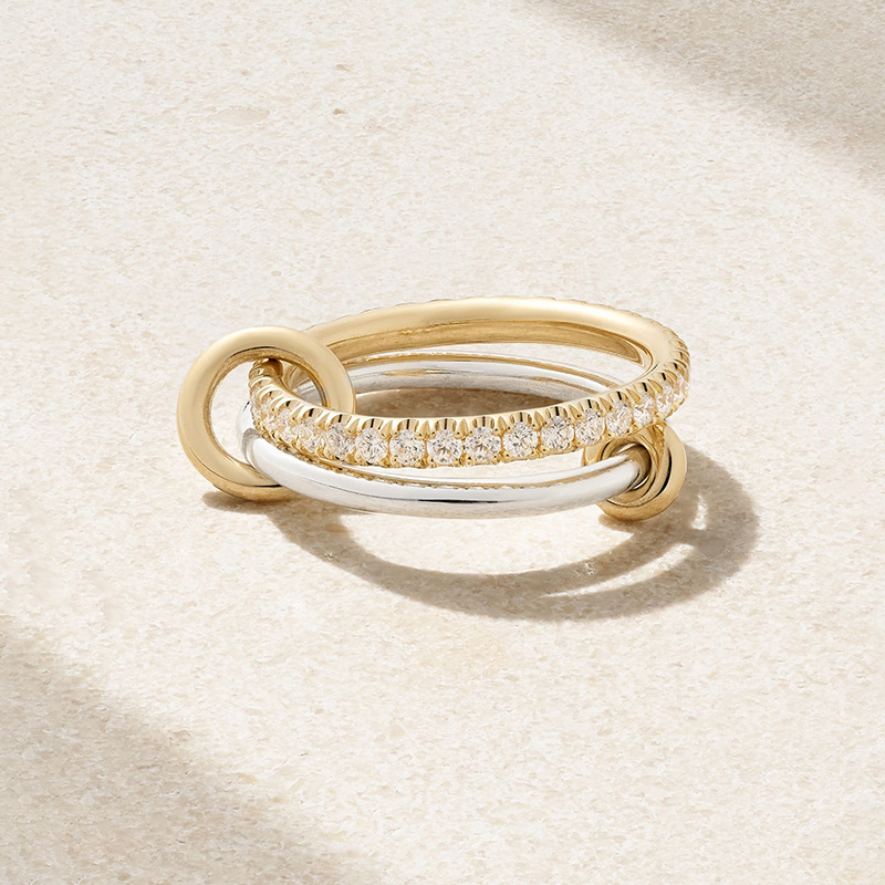 Geometric 925 Sterling Silver Rings display picture 1