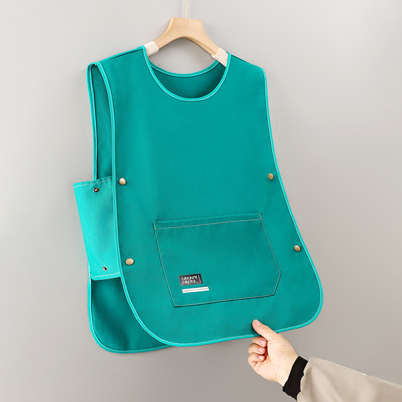 Chaleco delantal hombro red red cocina doméstica 2025 nuevo trabajo impermeable a prueba de aceite impresión de logotipo personalizado femenino